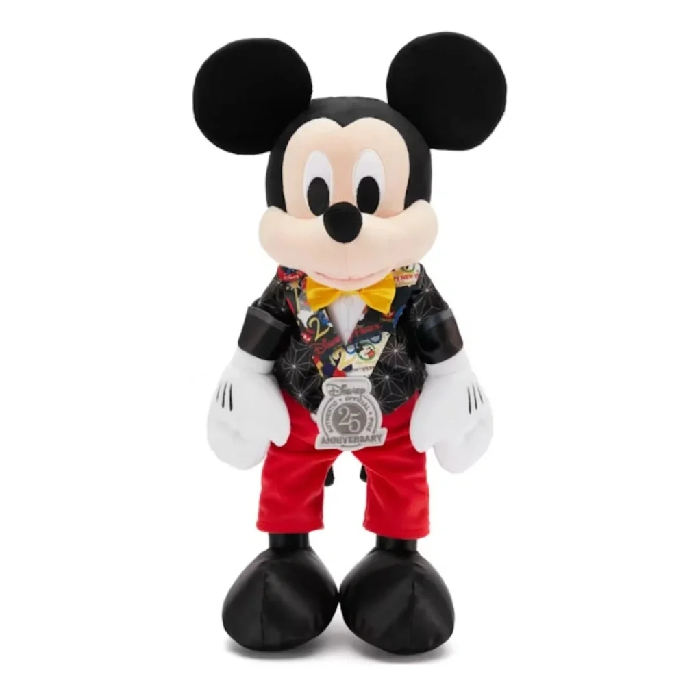 Disney Parks Mickey Mouse 25th Anniversary Pin Trading Plush - NEW - Picture 1 of 2